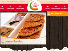 Tablet Screenshot of parathaking.com